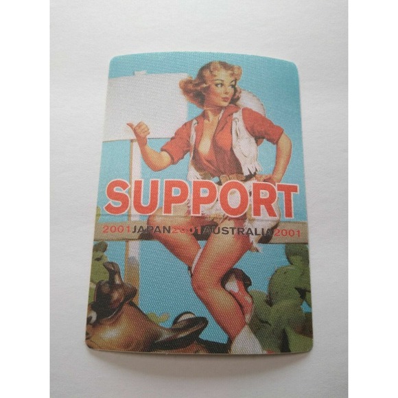 Bob Dylan Backstage Pass Original 2001 World Tour Folk Rock Music Sexy Lady Blue - Picture 5 of 5